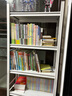 唐輯書架書柜家用落地置物貨架學生鋼制收納儲物架子 白五層60*30*160 曬單實拍圖