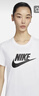 耐克(NIKE)春夏女短袖T恤 純棉 運動(dòng)休閑 修身顯瘦 DX7907-100 白色L 曬單實(shí)拍圖
