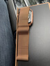 維途米蘭尼斯鋼帶適用于蘋果手表表帶Apple watch S9 S8 7 6 SE手表帶 玫瑰金色 42/44/45/49MM 曬單實(shí)拍圖