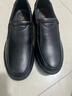 蜘蛛王男士休閑皮鞋真皮牛皮商務(wù)男鞋春秋季透氣軟底防滑 黑色  2018 41 此鞋偏大一碼 曬單實(shí)拍圖