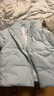 雪中飛短款羽絨服女時(shí)尚小個(gè)子休閑百搭舒適立領(lǐng)加厚保暖外套天空藍  L 曬單實(shí)拍圖