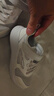 Skechers斯凱奇兒童四季運動鞋男女童魔術貼休閑鞋中大童跑步鞋405315L 【透氣款】女童-白色/WHT 30 曬單實拍圖