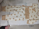 湯尼倍兒嬰兒秋衣秋褲套裝純棉寶寶高腰護肚家居服保暖分體內衣打底衣服 可愛(ài)小熊 80 cm 曬單實(shí)拍圖