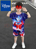迪士尼（Disney）奧特曼套裝兒童夏裝童裝2024新款小童衣服男童兩件套寶寶男孩短袖 藍(lán)色 140 曬單實(shí)拍圖