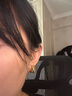 潮宏基18K金彩金耳圈耳環(huán)女款送女友禮物七夕禮物 至簡  EEK30008399 曬單實(shí)拍圖