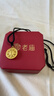 老廟黃金吊墜八寶羅盤(pán)古法金項鏈福字掛墜送長(cháng)輩男女款情侶款 約6.8g 曬單實(shí)拍圖