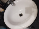 瑞凱威臺(tái)上盆半嵌入式洗臉盆橢圓形臺(tái)中盆方形臺(tái)盆洗手盆臺(tái)下盆面盆 1901配送.下水器.安裝膠 曬單實(shí)拍圖