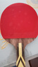 紅雙喜 九星直拍（京倉速發(fā)+6球+拍套）乒乓球拍H9006直拍單拍 曬單實(shí)拍圖