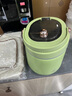 麥舒特德國保溫飯盒304不銹鋼燜燒杯上班族便攜帶飯桶湯壺超長(cháng)24小時(shí) [牛油果綠]+贈304勺筷 曬單實(shí)拍圖
