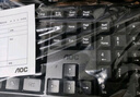 AOC KM160鍵盤鼠標套裝 有線鍵鼠套裝 全尺寸商務辦公 防潑濺 筆記本電腦鍵盤 黑色 曬單實拍圖