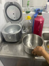 美的（Midea）電飯煲 0涂層電飯鍋4升 316L不銹鋼內膽3-4人家用多功能無(wú)涂層微壓智能預約MB-RE476S 曬單實(shí)拍圖
