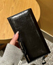WILLIAMPOLO英皇保羅錢(qián)包女士長(cháng)款真皮卡包2025新款手包七夕情人節禮物送女友 黑色 曬單實(shí)拍圖