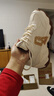 駱駝（CAMEL）女鞋潮流休閑厚底增高運動(dòng)老爹鞋子 K25C09L7036 淺米白/棕 36 曬單實(shí)拍圖