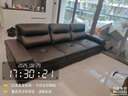 法莎蒂意式極簡真皮沙發(fā)三人位意式極簡皮藝小戶型直排沙發(fā) 2.8米單扶單+雙 旗艦版全頭層牛皮 曬單實(shí)拍圖