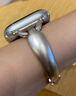 添賦適用蘋(píng)果手表iwatch S11/10/9小蠻腰水滴表帶AppleWatchS8/Ultra2金屬手鐲s7/6/5/4/3/SE替換表帶 星光色 38/40/41/42mm小表盤(pán)通用 曬單實(shí)拍圖