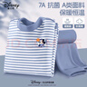 迪士尼童裝兒童家居服套裝春秋新款舒適條紋男童睡衣保暖女童秋衣 e迪轉球奇K霧藍 110 曬單實(shí)拍圖