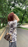 CharisKitty輕奢小c&k包包女款2025年通勤水桶包單肩斜挎女包生日禮物送女友 咖色【限定禮盒+拉菲草+手提袋】 曬單實(shí)拍圖
