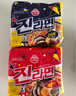 不倒翁韓國進(jìn)口 辣味金拉面120g*5包  潘帥同款泡面 香辣韓式方便面袋裝 曬單實拍圖
