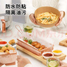展藝圓形空氣炸鍋專用紙托53只裝16cm 加厚加高食品級原木紙漿烘焙紙 曬單實拍圖