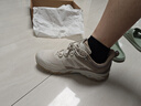 探路者（TOREAD）GORE-TEX防水VIBRAM徒步鞋男女新款戶(hù)外運動(dòng)防滑耐磨登山鞋 極地白/棕色 男 45 曬單實(shí)拍圖