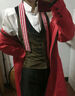 班貝智羅納德諾克斯cos服黑執事周邊格雷爾紅死神二次元角色cosplay服裝格雷爾全套+配飾+眼鏡S 曬單實(shí)拍圖