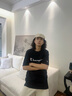 Champion美國champion冠軍春夏季草寫(xiě)刺繡男女情侶圓領(lǐng)短袖T恤打底衫清倉 黑色 常規 L 170-185cm/70-80kg 曬單實(shí)拍圖
