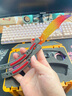 csgo武器箱爪子刀短劍伽瑪武器箱淬火傳說(shuō)大理石流浪者玩具 漸變+箱子+爪子刀 【精工品質(zhì)】 曬單實(shí)拍圖