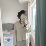 優(yōu)衣庫女裝休閑拉鏈短茄克/外套巴恩風(fēng)翻領(lǐng)時(shí)尚夾克 新款479208 30 淺米色 XL /165/92A 曬單實(shí)拍圖