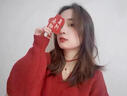 布力潘中長(cháng)款毛衣女遮臀秋冬配大衣內搭大碼新年紅色連衣裙胖寬松顯瘦 紅色 建議125-140斤 2XL 曬單實(shí)拍圖