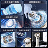 鉆石牌電風(fēng)扇制冷手持小風(fēng)扇迷你usb風(fēng)寶充電款渦輪直流變頻高速電機戶(hù)外隨身便攜小風(fēng)扇白色帶冰敷M11B 曬單實(shí)拍圖
