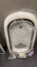 iuu嬰兒洗澡盆 可折疊寶寶浴盆大號 洗澡神器躺托浴架新生兒童用品 【北歐灰】單盆 材質(zhì)：FAD食品級材質(zhì)檢測認證 曬單實拍圖
