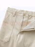 無(wú)印良品（MUJI）女式水洗人字紋工裝直筒褲褲子女款長(cháng)褲休閑褲純棉女裝25年秋季 象牙色 M （160/66A） 曬單實(shí)拍圖