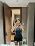 TOSWIM拓勝女士泳衣連體平角無(wú)袖防曬顯瘦游泳衣女 暗叢荊棘M 曬單實(shí)拍圖