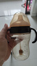 世喜嬰兒鴨嘴杯學(xué)飲杯6個(gè)月以上寶寶喝水奶瓶PPSU幼兒園吸管水杯 曬單實(shí)拍圖