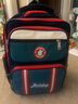 巴布豆兒童書(shū)包小學(xué)生書(shū)包1-6年級背包輕便男孩開(kāi)學(xué)女童英倫風(fēng)雙肩包韓版6-12周歲防水 22037綠色小號 曬單實(shí)拍圖