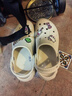 卡駱馳crocs貝拉洞洞鞋沙灘鞋包頭女鞋厚底拖鞋|210062 冬日白 -11S(含智必星） 37 (230mm) 38 曬單實(shí)拍圖