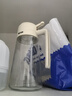 雙槍油壺噴油壺 倒油噴油一體食用油玻璃油壺廚房家用不掛油 奶油白 曬單實(shí)拍圖
