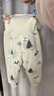 童泰（TONGTAI）嬰兒套裝秋冬季純棉寶寶上衣高腰護肚褲兒童家居服童裝藍色80碼 曬單實(shí)拍圖