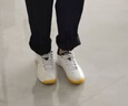 YONEX尤尼克斯羽毛球鞋yy入門(mén)級(jí)訓(xùn)練減震動(dòng)力墊男女SHB101CR 白/金41碼 曬單實(shí)拍圖
