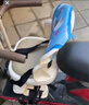 FGHGF電動(dòng)車兒童座椅前置電瓶摩托車坐椅電車通用安全寶寶嬰兒小孩坐凳 全包圍【米白色】 一鍵旋轉(zhuǎn) 8個(gè)月-3歲 曬單實(shí)拍圖