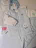 迪士尼寶寶寶寶套裝嬰幼兒衣服加棉秋冬棉衣套裝分體式衣服純棉內(nèi)衣可開檔衣 寶寶加棉套裝(藍(lán)色云朵) 80 曬單實(shí)拍圖