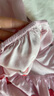 絲界真絲睡衣娃娃公主裙夏季薄款短袖睡裙女絲綢印花家居服節日禮物 曬單實(shí)拍圖