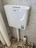 沐唯（muvi）馬桶水箱沖便器廁所蹲便器抽水箱一體通用衛生間蹲坑大沖力水箱 曬單實(shí)拍圖