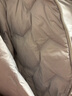 雪中飛【壓膠工藝】?jì)和鸾q服新款男女童秋冬季輕薄保暖外套 灰色 170 曬單實(shí)拍圖