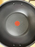特福（Tefal）炒鍋有鈦不粘鍋家用炒菜鍋少油煙鍋32cm炒鍋佳溫紅心磁爐通用炒鍋 曬單實(shí)拍圖