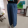 佐丹奴亞麻褲子女棉麻休閑褲打褶松緊腰寬松七分褲女13425329 曬單實拍圖