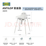 宜家（IKEA）ANTILOP安迪洛高腳寶寶椅嬰兒吃飯成長椅家用餐椅兒童椅 白色含托盤 曬單實拍圖