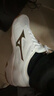 美津濃（MIZUNO）CYCLONE SPEED CN排球鞋綜合室內外訓練鞋男女款羽毛球鞋乒乓球鞋 白金 【顏值與實(shí)力并存】 現貨 38.5 =245mm 曬單實(shí)拍圖