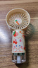 GUIG小風(fēng)扇噴霧手持迷你小風(fēng)扇加噴霧小風(fēng)扇便攜式隨身高顏值電扇可愛(ài)學(xué)生上課輕音制冷 芝士黃+隨機貼紙 曬單實(shí)拍圖