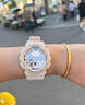 卡西歐（CASIO）手表女G-SHOCK學(xué)生防水運動(dòng)考試經(jīng)典三眼雙顯電子石英日韓表禮物 GMA-S120MF-4A 玫瑰少女粉 曬單實(shí)拍圖